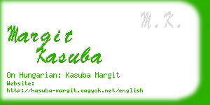 margit kasuba business card